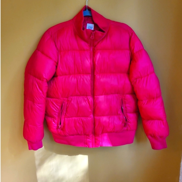 GAP Jackets & Blazers - Final discount: GAP red winter puffer coat Sz w L